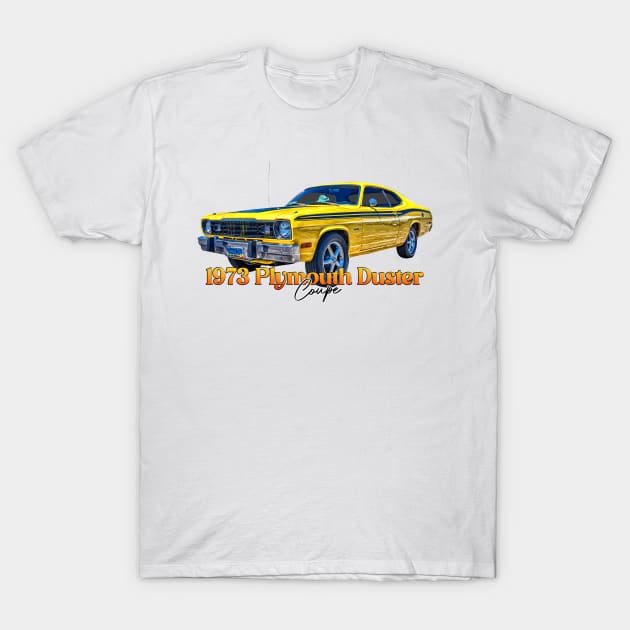 1973 Plymouth Duster Coupe T-Shirt by Gestalt Imagery